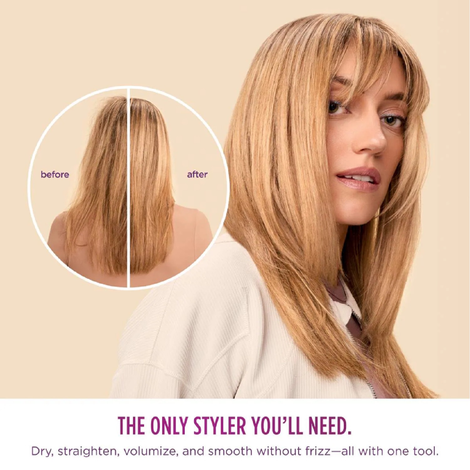 PEINE TÉRMICO Y CEPILLO DE SECADO SHARK SMOOTHSTYLE HT202 (CEPILLO TÉRMICO DE SECADO)